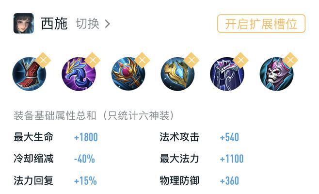 西施前期攻略（升级关键装备，引领战局的一步关键）