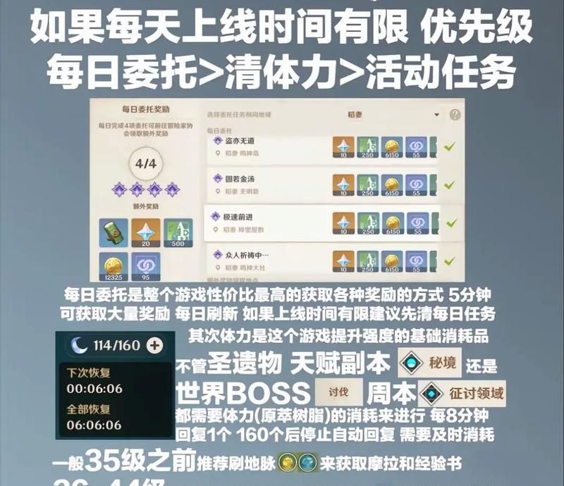 原神新手攻略（精通原神，掌握肝石技巧，快速积攒资源）